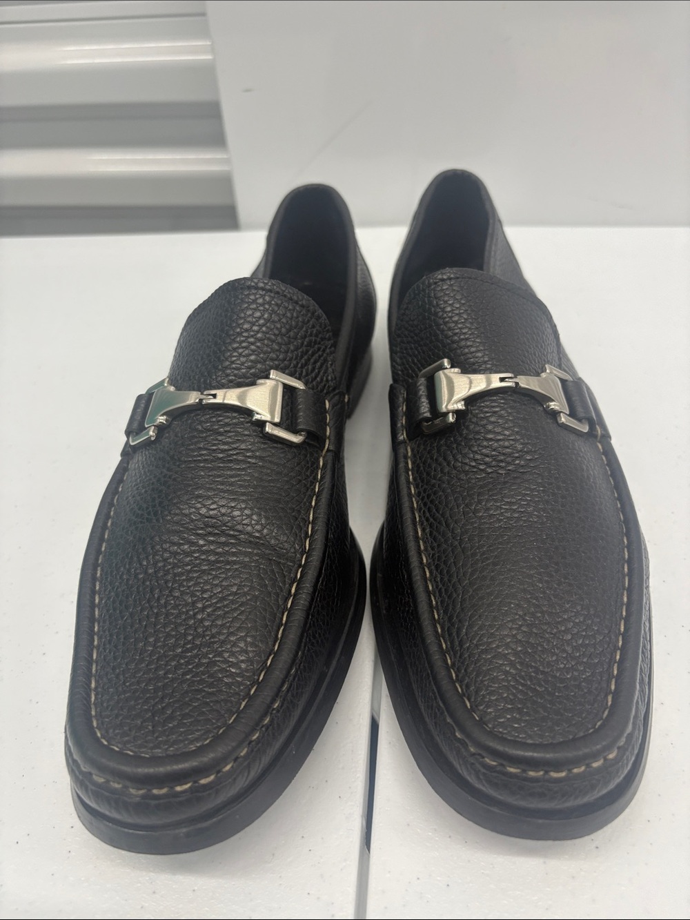 Allen Edmonds Black Leather Bit Loafers - Classic Slip-On Dress Shoes